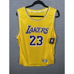 NEW LeBron James LA Lakers 23 Fanatics NBA Basketball Jersey Men's Large